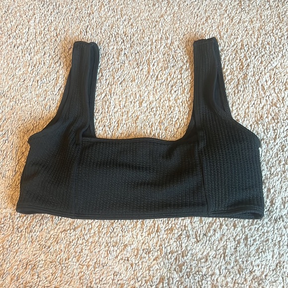 High waisted black 2 piece bikini - Picture 2 of 3